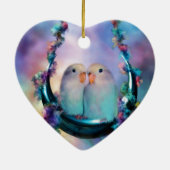 Liebe auf einer keramikornament (Hinten)