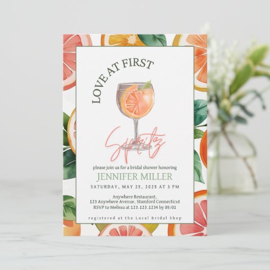 Liebe auf Einladung von Spritz (Stehend Vorderseite)