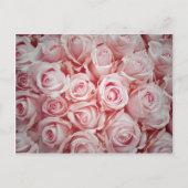 Liebe auf hellrosa Rose Hintergrund durch Heillieb Postkarte (Vorderseite)