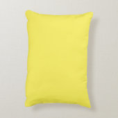 "Liebe" auf Hübschem gelben Akzent Dekokissen (Rückseite(Vertikal))