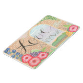 Liebe auf jeden Fall (floral) Flexible Magnet (Linke Seite)