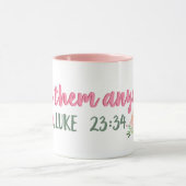 Liebe auf jeden Fall Schrift // Bibelverse Tasse (Zentrum)