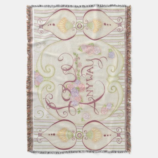 Liebe auf jeden Fall (verziertes Design) wirbellos Decke (Vorderseite Vertikal)