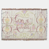 Liebe auf jeden Fall (verziertes Design) wirbellos Decke (Vorderseite)