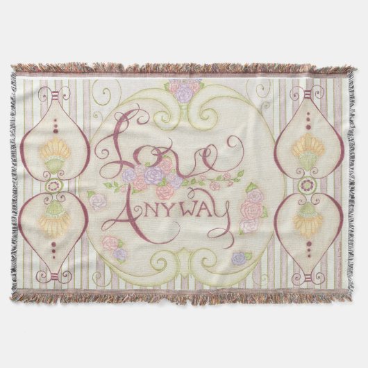 Liebe auf jeden Fall (verziertes Design) wirbellos Decke (Vorderseite)