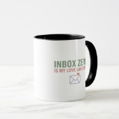 Liebe auf Null-Eingangs-Ebene Lustiger Bürobecher Tasse (VorderseiteRechts)