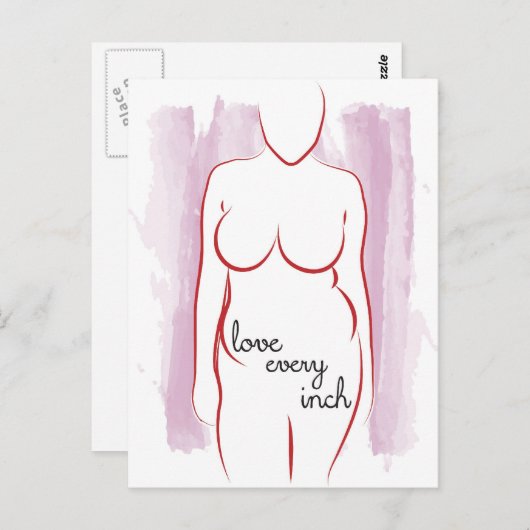 Liebe auf Postkarte (Vorne/Hinten)