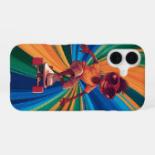 Liebe auf Rädern - Cooles Skateboarden Herzdesign iPhone 16 Hülle (Rückseite (Horizontal))