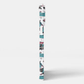 Liebe auf Rädern - Cooles Skateboarden Herzdesign  iPhone Hülle (Rechte Seite)