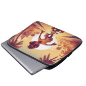 Liebe auf Rädern - Cooles Skateboarden Herzdesign Laptopschutzhülle (Vorne Knopf)