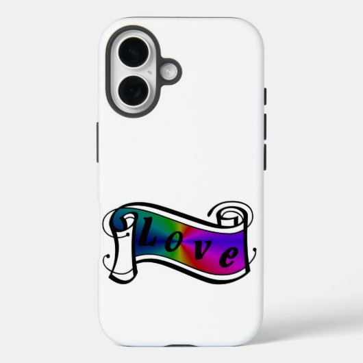 Liebe auf Regenbogen Case-Mate iPhone Hülle (Rückseite)