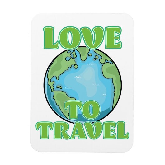 Liebe auf Reisen Magnet (Vertikal)