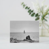 Liebe auf See Postkarte (Stehend Vorderseite)