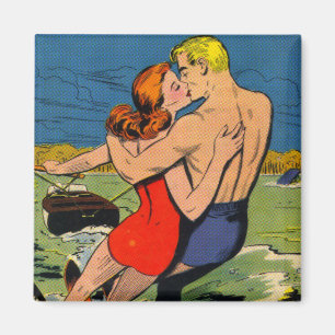 Liebe auf Skis Magnet