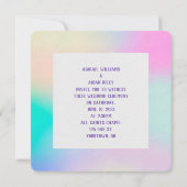 Liebe auf Weiß Einladung (Rückseite)