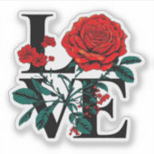 Liebe Aufkleber (Vorderseite)