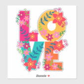 Liebe Aufkleber (Blatt)