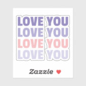 Liebe Aufkleber (Blatt)