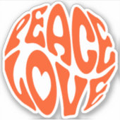 Liebe Aufkleber (Vorderseite)