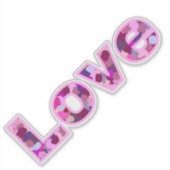 Liebe Aufkleber (Vorderseite)