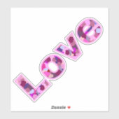 Liebe Aufkleber (Blatt)