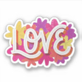 LIEBE AUFKLEBER (Vorderseite)