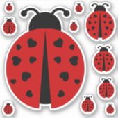 Liebe-Aufkleber Aufkleber (Vorderseite)