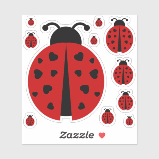 Liebe-Aufkleber Aufkleber (Blatt)