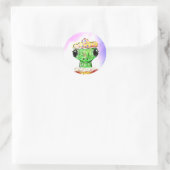 Liebe-Aufkleber Runder Aufkleber (Tasche)