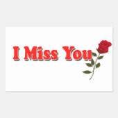 Liebe-Aufkleber und Etiketten Rechteckiger Aufkleber (Vorderseite)