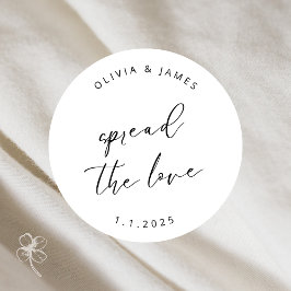 Liebe-Aufkleber verbreiten Runder Aufkleber