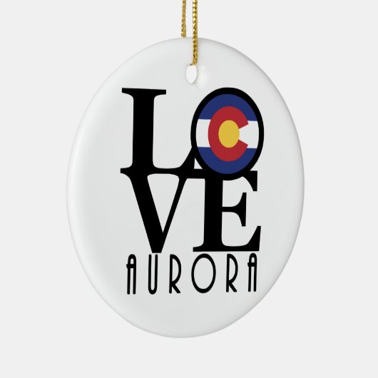 LIEBE Aurora Keramik Ornament (Rechts)