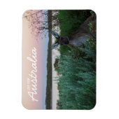 Liebe aus Australien Kangaroo Sunset Lake Magnet (Vertikal)