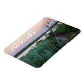 Liebe aus Australien Kangaroo Sunset Lake Magnet (Linke Seite)