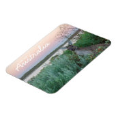 Liebe aus Australien Kangaroo Sunset Lake Magnet (Linke Seite)