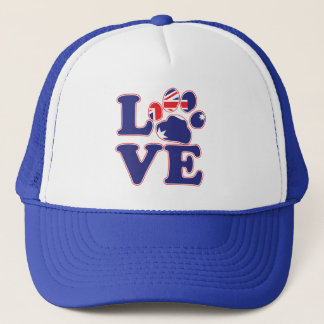 Liebe-aus-Australien-Paw-Print Truckerkappe