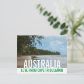 Liebe aus Australien Queensland Kap Tribulation Postkarte (Stehend Vorderseite)