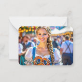 LIEBE AUS BAYERN MITTEILUNGSKARTE (Rückseite)