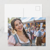 LIEBE AUS BAYERN POSTKARTE (Vorne/Hinten)