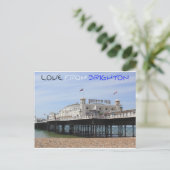 Liebe aus Brighton Postkarte (Stehend Vorderseite)
