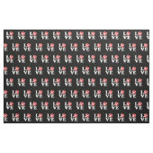 Liebe aus Dänemark - Lächelflagge Stoff (Yard (91,4 cm))