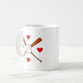 Liebe aus dem Parkbaseball Kaffeetasse (Vorderseite Links)