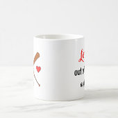 Liebe aus dem Parkbaseball Kaffeetasse (Mittel)