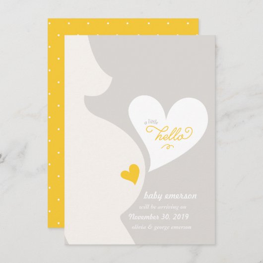 Liebe aus der Ankündigung der Tumorschwangerschaft (Vorne/Hinten)