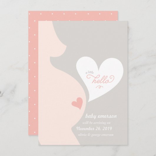 Liebe aus der Ankündigung der Tumorschwangerschaft (Vorne/Hinten)