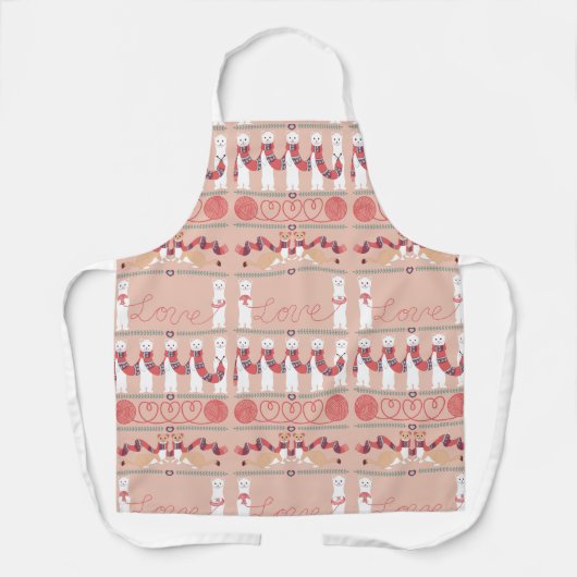 Liebe aus der Ermine-Schürze Schürze (Vorderseite)