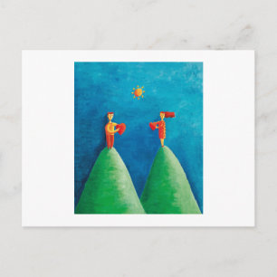 Liebe aus der Ferne Postkarte