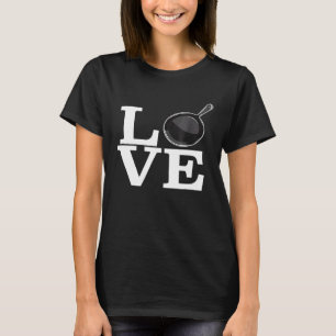 Liebe aus Eisen Kochen Shirt Braten Pan Koch Gesch