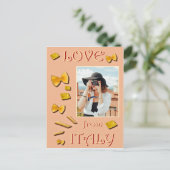 Liebe aus Italien Postkarte (Stehend Vorderseite)