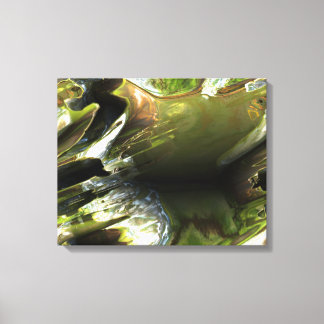 Liebe aus Metall beschädigt 3 überzogene Canvas Leinwanddruck
